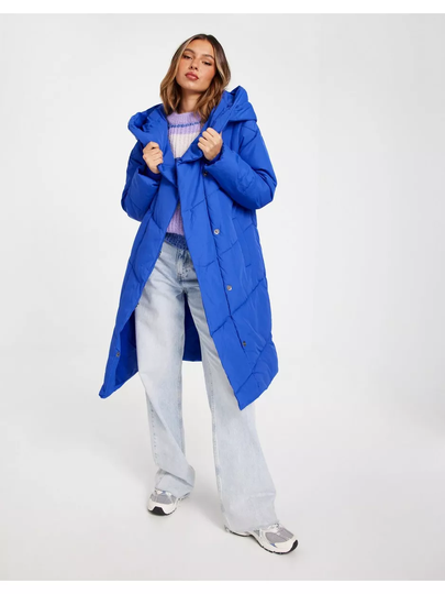 Noisy May Nmtally L/S Long Jacket Noos Dazzling Blue Dtm Lining