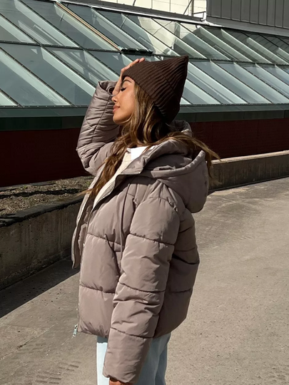 NLY Trend - Puffer-takit - Beige - Perfect Padded Jacket - Takit