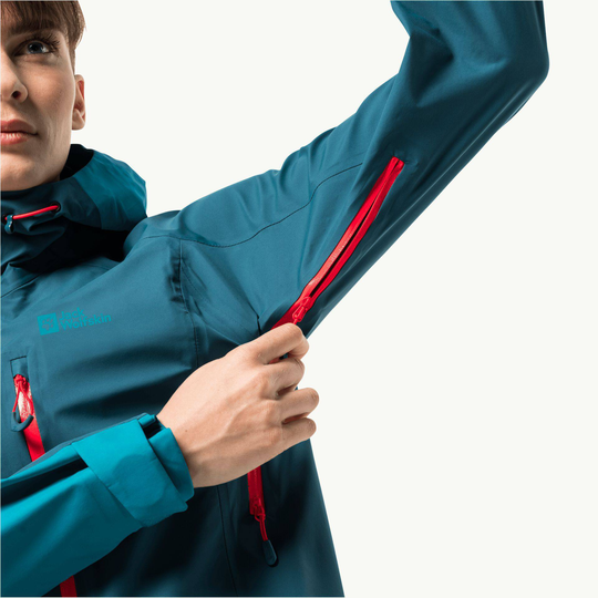 Women's Alpspitze 3L Jacket Turkoosi S