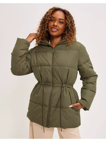Selected Femme Slfalina Puffer Jacket B Ivy Green