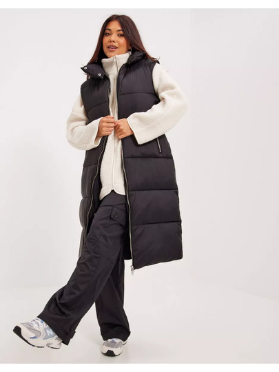JJXX Jxellie Long Puffer Vest Black