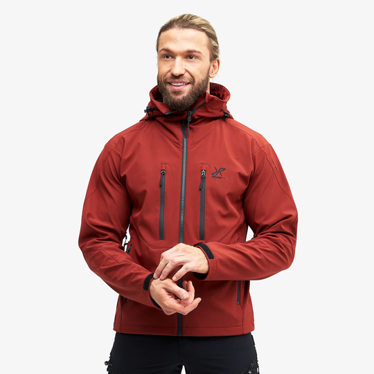 Trail Jacket Miehet Russet Brown, Koko:XL - > Softshell-takit