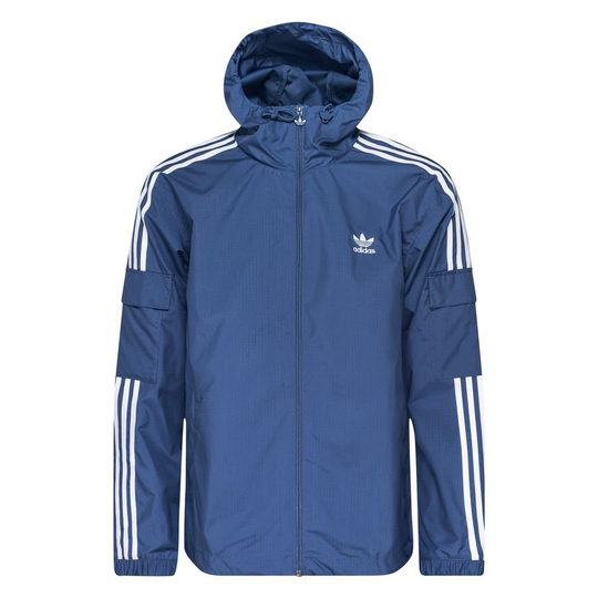 adidas Originals 3-Stripes Tuulitakki - Sininen