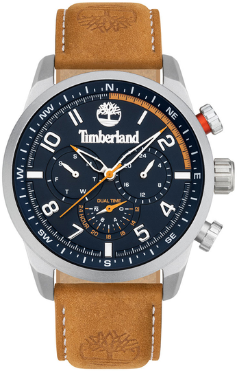 Timberland Miesten kello TDWJF2000702 Sininen/Nahka Ø47 mm