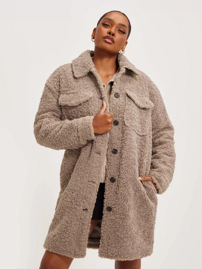 Vero Moda - Teddytakit - Laurel Oak - Vmkyliefilucca Teddy Coat Boos - Takit