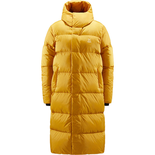 Untuvatakki Haglöfs Long Down Parka Women - Autumn Leaves - Naiset - S