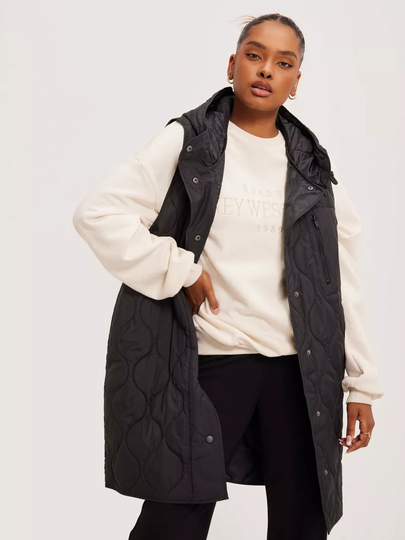 Noisy May - Liivit - Black Dtm Lining - Nmolita S/L Quilted Vest Dd - Takit - Vests
