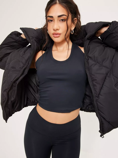 Only - Tikkitakit - Black - Onltamara Short Quilted Jacket Cc O - Takit