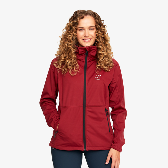 Hybrid Jacket 3.0 Naiset Tibetian Red, Koko:XL - > Takit > Softshell-takit