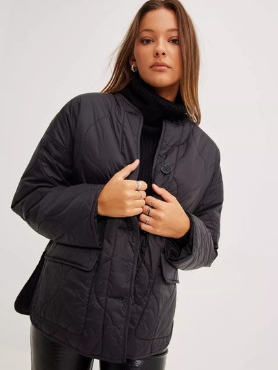 Gina Tricot - Syys- & Kevättakit - Black - Roxy quilted jacket - Takit