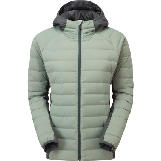 Artilect W Divide Fusion Stretch Hoodie - Sea Spray/ash - Naiset - XS