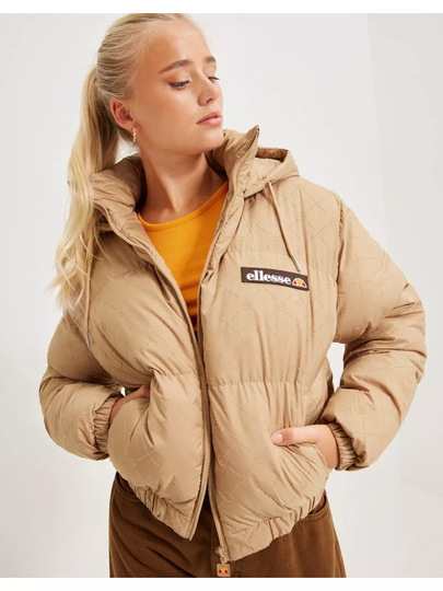 ELLESSE El Maydelle Padded Jacket Brown