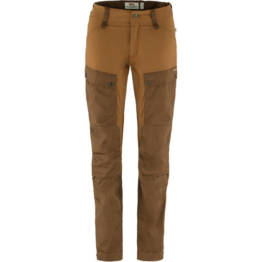 Fjällräven Keb Trousers W Short - Timber Brown-chestnut - Naiset - 34
