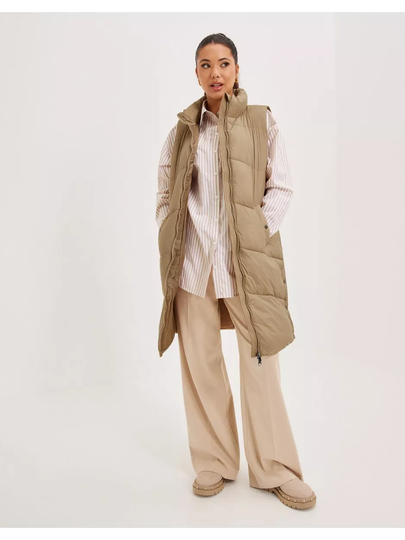 Vero Moda Vmuppsala 3-4 Waistcoat Noos Tigers Eye
