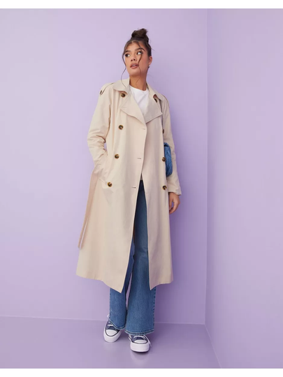 Object Collectors Item Objclara New Trench Coat Noos Sandshell