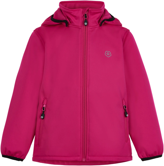 Color Kids Vuorellinen Softshelltakki, Pink Peacock, 104
