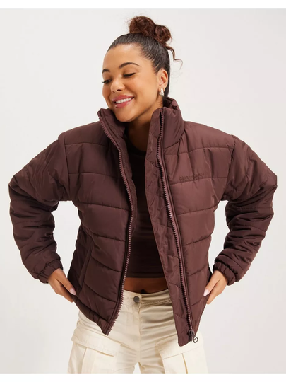 Abrand Jeans Puffa Jacket Cocoa