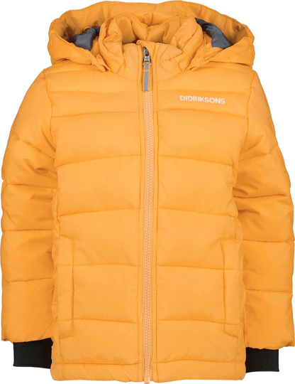 Didriksons Rodi Puffer-Takki, Fire Yellow, Koko 80