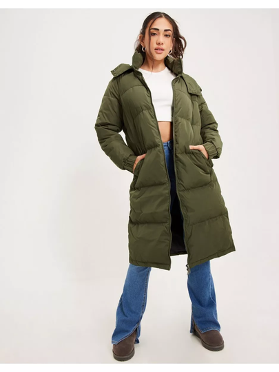 Noisy May Nmcelia L/S Long Down Jacket Fwd Kalamata