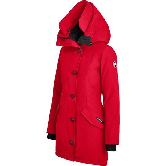 Talvitakki Canada Goose Rossclair Parka - Notched Brim - Red - Naiset - L