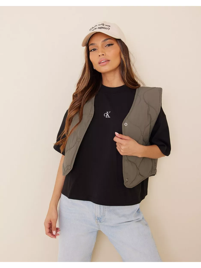 JJXX Jxmontana Crisp Quilted Vest Sn Brindle