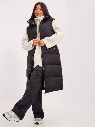 JJXX - Liivit - Black - Jxellie Long Puffer Vest - Takit - Vests