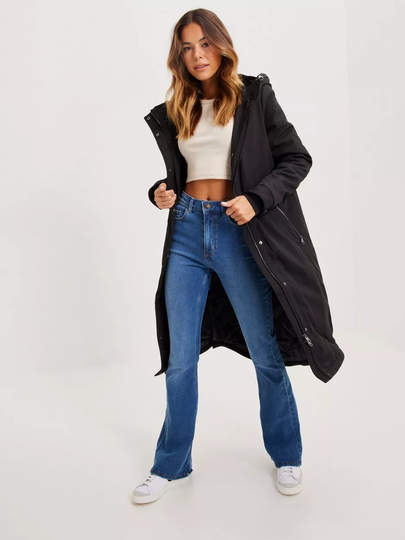 Vero Moda - Syys- & Kevättakit - Black - Vmcleanmila Long Coat - Takit