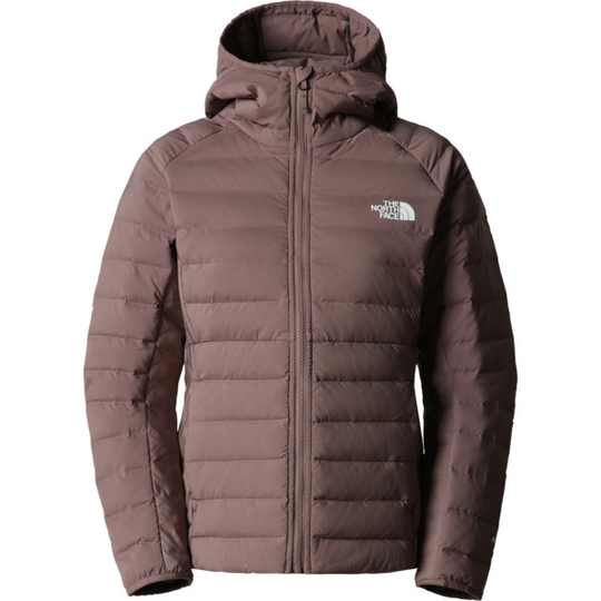 Kevytuntuvatakki The North Face W Belleview Stretch Down Hoodie - Deep Taupe - Naiset - XS