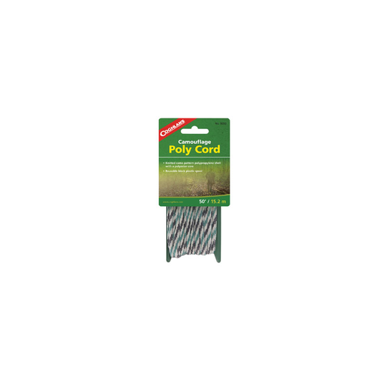 Coghlans maastokuvioitu köysi 15m (polypropylene)