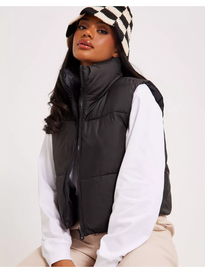 Only Onlricky Short Rev. Waistcoat Otw N Black Phantom