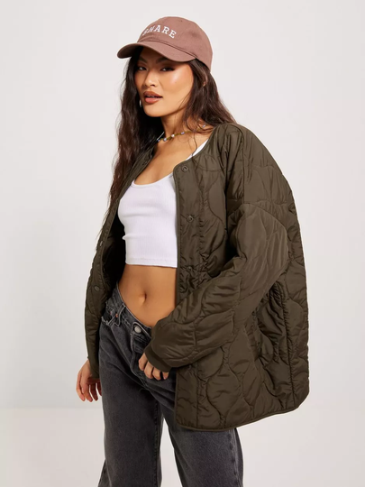 Noisy May - Tikkitakit - Demitasse - Nmfeline L/S Quilted Jacket - Takit