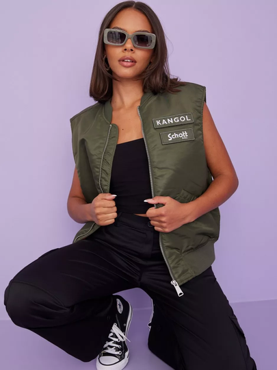 Kangol - Liivit - Sage - Kangol X Schott - Takit - Vests