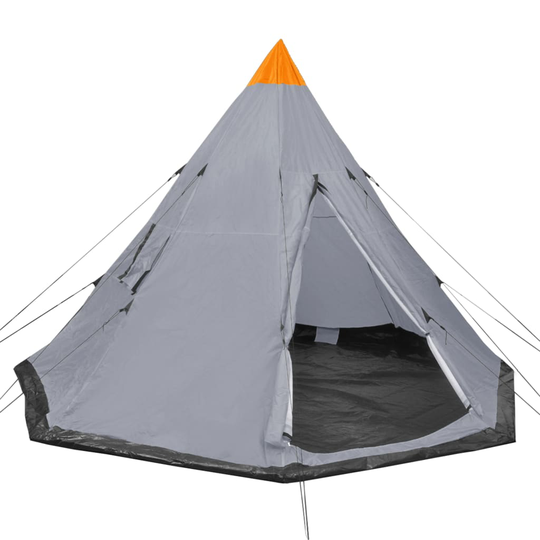 vidaXL 4-hengen teltta harmaa