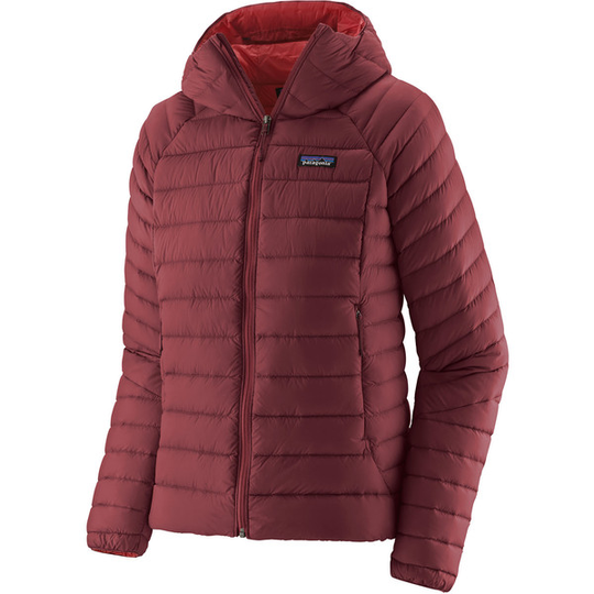 Talvitakki Patagonia W' S Down Sweater Hoody - Sequoia Red - Naiset - XS