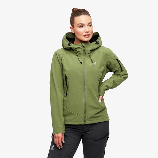 Tornado Jacket Naiset Olivine, Koko:L - > Takit > Softshell-takit