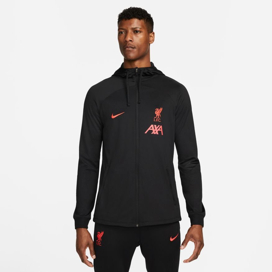 Liverpool Verryttelytakki Dri-FIT Strike - Musta/Punainen