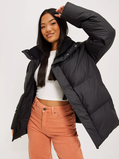 Rains - Puffer-takit - Black - Boxy Puffer Jacket - Takit