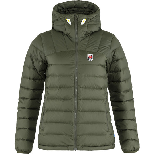 Fjällräven Expedition Pack Down Hoodie W - Deep Forest - Naiset - L