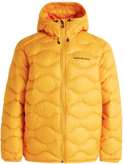 Men's Helium Down Hood Jacket 2022 Autumn Keltainen L