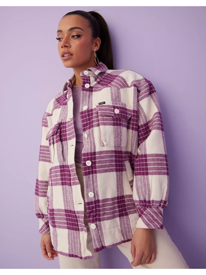 Wrangler Shacket Amaranth