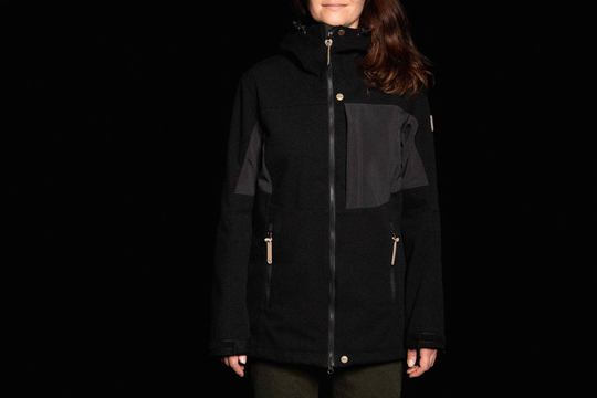 Roihu W Jacket Musta 38