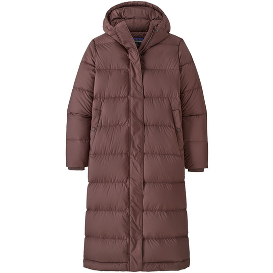 Untuvatakki Patagonia W' S Silent Down Long Parka - Dusky Brown - Naiset - XS