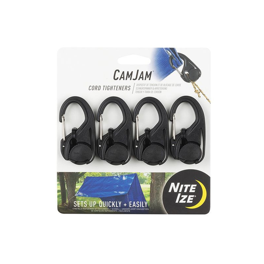 NiteIze CamJam köyden kiinnitin ja kiristin 4kpl