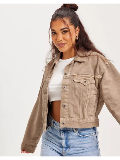 Levi's Lvertab Crop Trucker Z1994 Neutrals