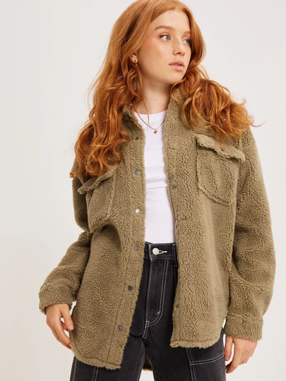 Noisy May - Teddytakit - Mermaid - Nmsakiran L/S Long Shacket Dd - Takit