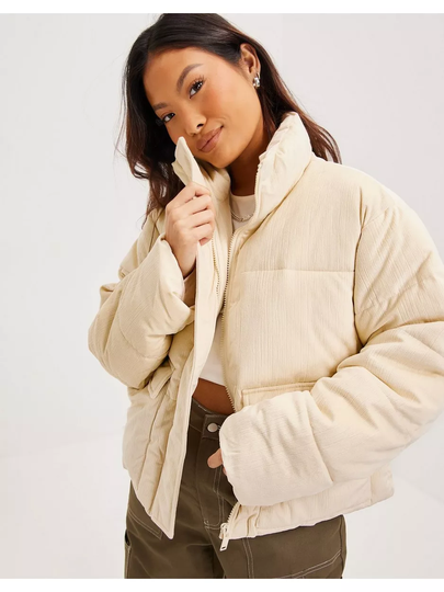 Sixth June Oversized Puffer Textured Offwhite