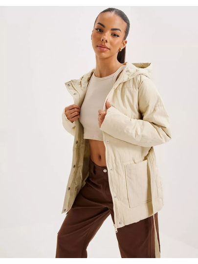 Pieces Pcnidone New Tie Belt Jacket Fog