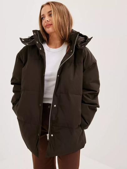 Samsøe Samsøe - Puffer-takit - Brown - Hana Jacket 14414 - Takit