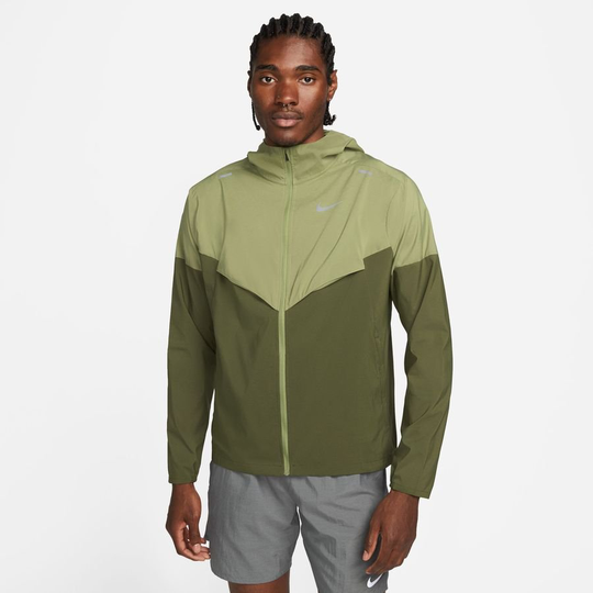 Nike Juoksutakki Hoito Tuulitakki - Vihreä/Hopea