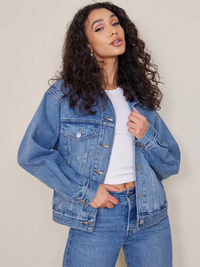 Levi's - Farkkutakit - Indigo - 90S Trucker Soft as Butter Mid - Takit - denim jackets